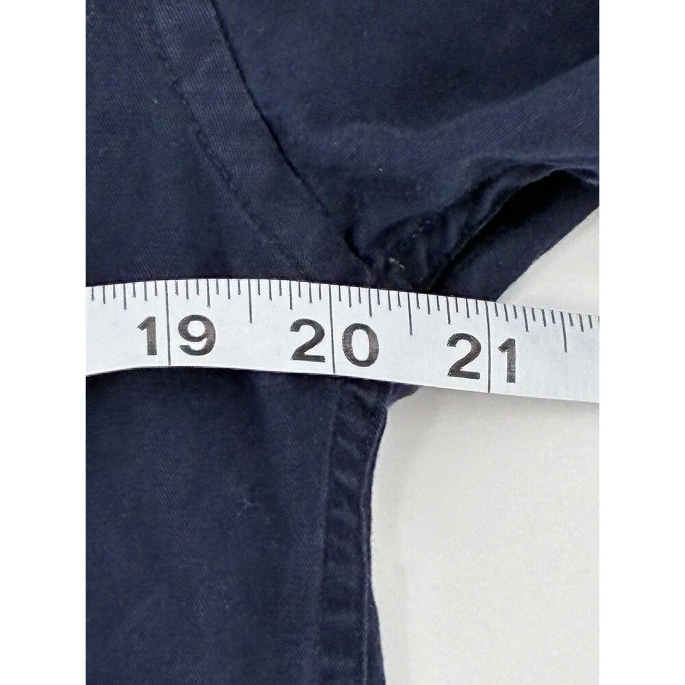 Polo Ralph Lauren Boys XL 20 Navy Button Down Shirt Blue Pony Long Sleeve